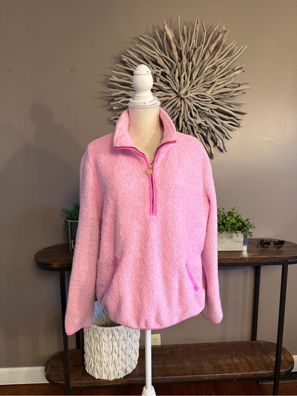 Lilly Pulitzer Fleece Pullover in Pink